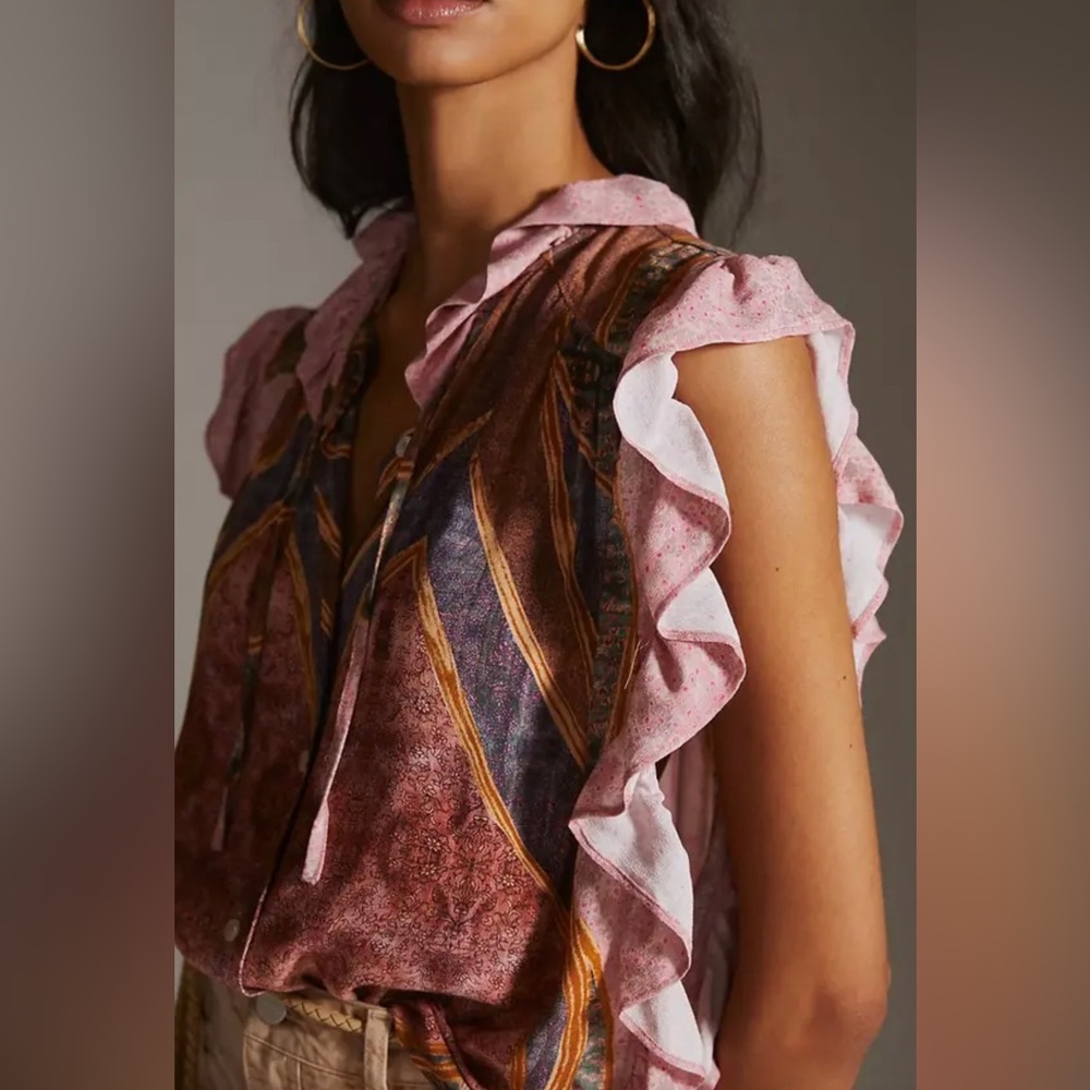 Anthropologie Mes Demoiselles Baclia Top 38